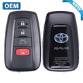 2019-2021 Toyota RAV4 / 4-Button Smart Key / PN: 8990H-42040 / HYQ14FBC (Japan Production) (Hybrid) (OEM)
