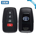 2020-2022 Toyota Avalon Hybrid / 4-Button Smart Key / PN: 8990H-07080 / HYQ14FBC-0351  (Blue Hybrid Logo)  (OEM)