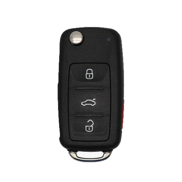 2004-2008 Volkswagen Touareg / 4-Button Flip Key / PN: 3D0-959-753-T / KR55WK45032 / PROX / 315 MHz (AFTERMARKET)