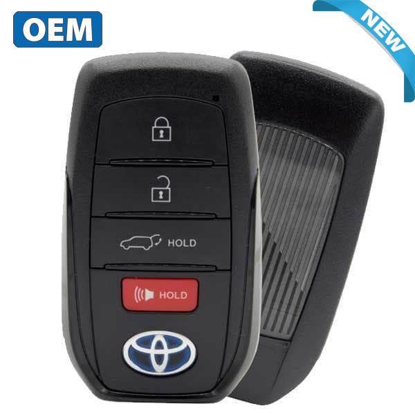2023 Toyota Venza / 4-Button Smart Key / PN: 8990H-48120 / HYQ14FBX (Blue Hybird Logo)(OEM)