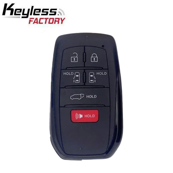 2021 - 2025 Toyota Sienna / 6-Button Smart Key / PN: 8990H-08010 / HYQ14FBX (Aftermarket)