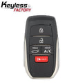 2021 Toyota RAV4 Prime / 5-Button Smart Key / PN: 8990H-42380 / HYQ14FBX (Aftermarket)
