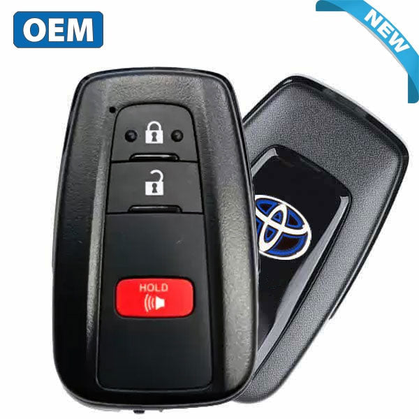 2019-2021 Toyota RAV4 / 3-Button Smart Key / PN: 8990H-0R020 / HYQ14FBC (Blue Hybrid Logo) (OEM)