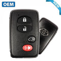 2009-2016 Toyota Venza / 4-Button Smart Key / PN: 89904-0T060 / HYQ14ACX-5290 (OEM)