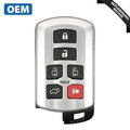 2011-2018 Toyota Sienna / 6-Button Smart Key / PN: 89904 08010 / HYQ14ADR (OEM Recase)