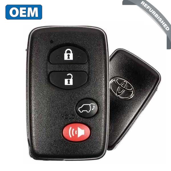 2009-2016 Toyota Venza / 4-Button Smart Key / PN:  89904-0T060 / HYQ14ACX-5290 (OEM Refurb)