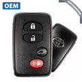2009-2016 Toyota Venza / 4-Button Smart Key / PN:  89904-0T060 / HYQ14ACX-5290 (OEM Refurb)