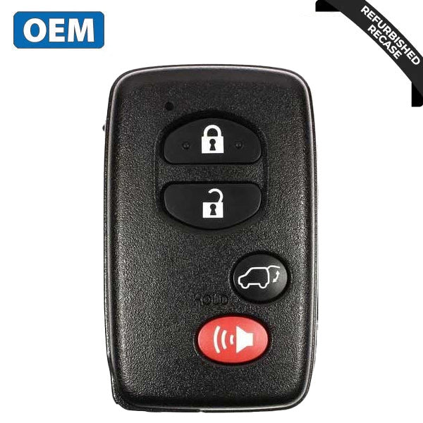 2007-2014 Toyota Highlander Limited / 4-Button Smart Key / PN: 89904-48110 /  HYQ14AAB (0140 Board) (OEM Recase)