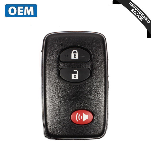 2007-2014 Toyota / 3-Button Smart Key / PN: 89904-48100 / HYQ14AAB (OEM Recase)