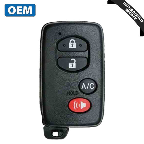 2010-2015 Toyota Prius / 4-Button Smart Key / PN: 89904-47150 / HYQ14ACX (OEM Recase)(GNE Board 5290)