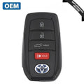 2021-2023 Toyota Venza / 4-Button Smart Key / PN: 8990H-48050 / HYQ14FBX (Blue Hybrid Logo) (OEM Recase)