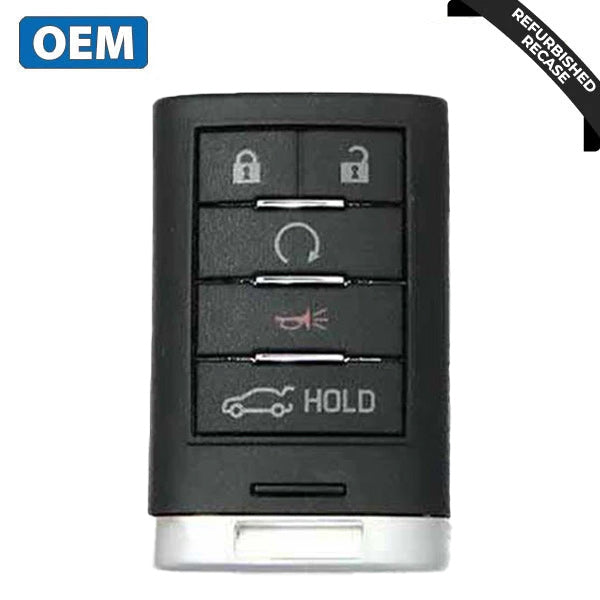 2013-2015 Cadillac ATS XTS / 5-Button Smart Key / PN: 22856930 / NBG009768T (OEM RECASE)