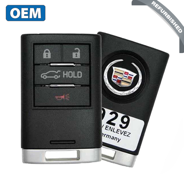 2013-2014 Cadillac ATS XTS / 4-Button Smart Key / PN: 22856929 / NBG009768T (OEM Refurb)