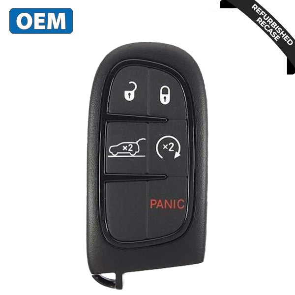 2014-2019 Jeep Cherokee / 5-Button Smart Key / PN: 68141580AF / GQ4-54T (OEM Recase)