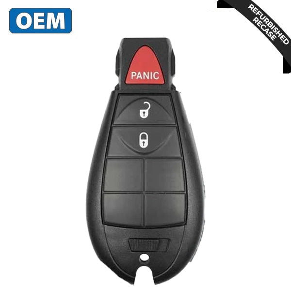 2014-2019 Jeep Cherokee / 3-Button Fobik Key / PN: 68105081AG / GQ4-53T (OEM Recase)