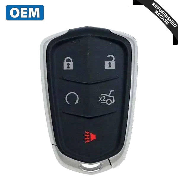 2016-2019 Cadillac ATS, CTS, XTS / 5-Button Smart Key / PN: 13544034 / HYQ2AB (OEM Recase)