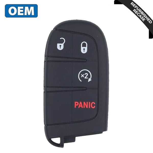 2015-2017 Fiat 500 / 4-Button Smart Key / PN: 735637066 / M3N-40821302 (OEM Recase)