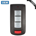 2015-2020 Mitsubishi Outlander / 4-Button Smart Key / PN: 8637A817 / OUC644M-KEY-N (OEM Recase)