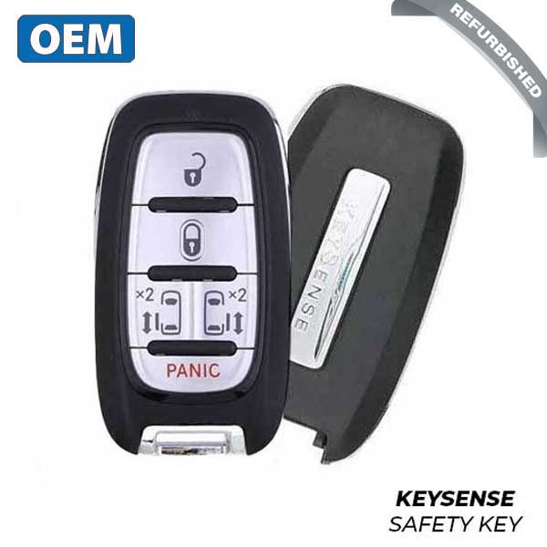 2017-2019 Chrysler Pacifica / 5-Button Smart Key / Keysense / PN: 68241532AB / M3N-97395900 (OEM Refurb)
