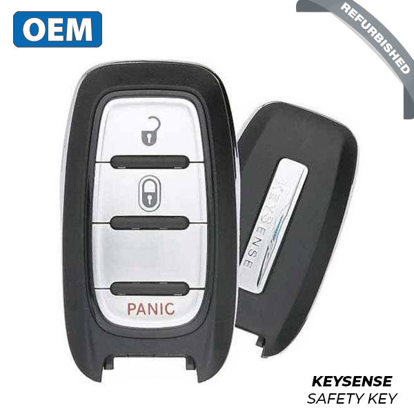 2017-2021 Chrysler Pacifica / 3-Button Smart Key / PN: 68238686AC / M3N-97395900 w/ KeySense (OEM Refurb)