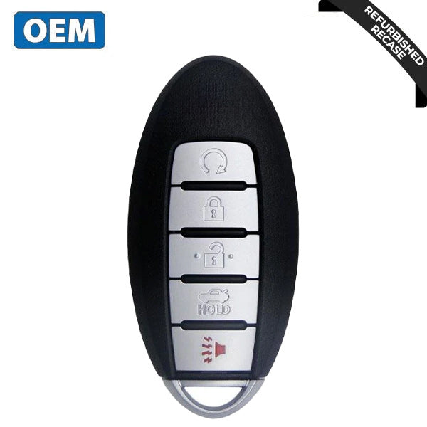2016-2018 Infiniti Q50 Q60 / 5-Button Smart Key / PN: 285E3-4HK0A / KR5S180144014 (OEM Recase)