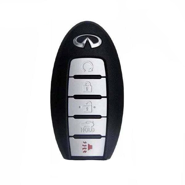 2016-2018 Infiniti Q50 Q60 / 5-Button Smart Key / PN: 285E3-4HK0A / KR5S180144014  / IC 204 (OEM Refurb)