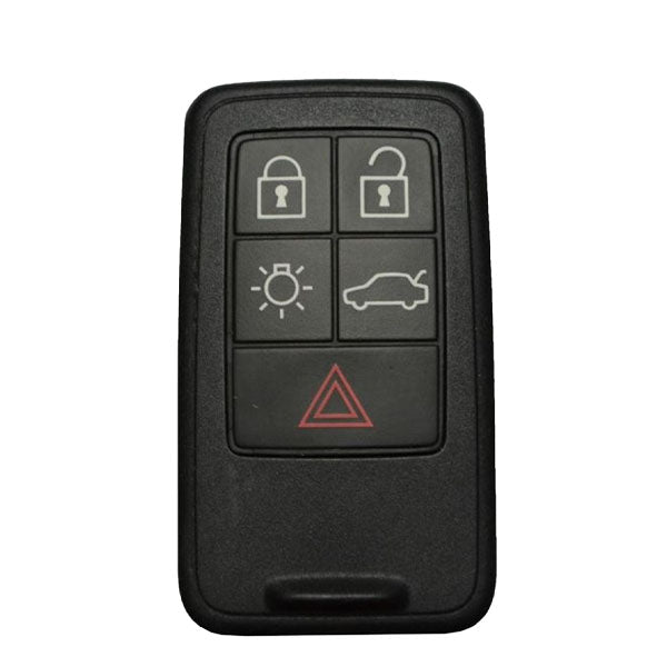 2008-2018 Volvo S60 V60 XC60 XC70 / 5-Button Smart Key / PN: 30659637 / KR55WK49264 (OEM Recase)
