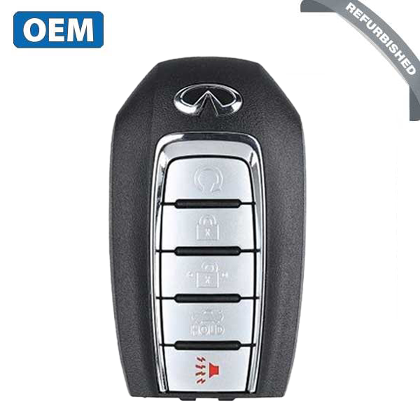 2019-2022 Infiniti Q50 Q60 / 5-Button Smart Key / PN: 285E3-6HE6A / KR5TXN7 (OEM Refurb)
