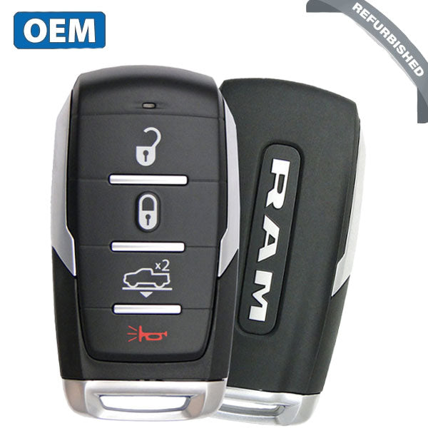 2019-2023 Dodge Ram 1500 Pickup / 4-Button Smart Key / PN: 68291688AD  / OHT-4882056 (OEM Refurb)