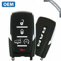 2019-2023 Ram 1500 Pickup / 5-Button Smart Key / PN: 68291690AE / OHT-4882056 / w/ Air Suspension / Silver Stripe (OEM R