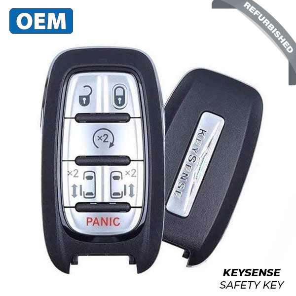 2017-2020 Chrysler Pacifica Voyager Smart / 6-Button Smart Key / PN: 68238688AC / M3N-97395900 / w/ KeySense (OEM Refurb