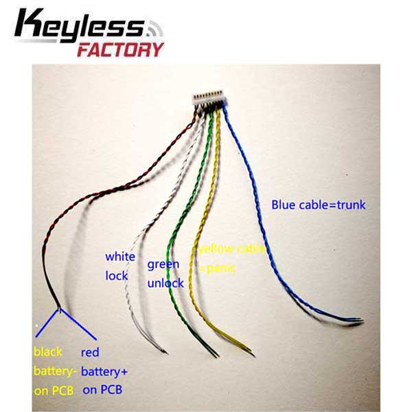 Universal Smart Key LCD Shell for Push To Start Vehicles - BMW - GM - FORD - KIA - and more! (AFTERMARKET)