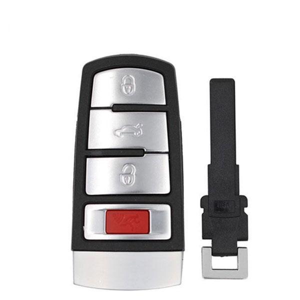 3 x 2006-2015 Volkswagen CC Passat / 4-Button Smart Key / PN: HLO 3C0 959 752 N / NBG009066T (Pack of 3)