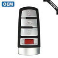 2006-2015 Volkswagen / 4-Button Smart Key / PN: HLO 3C0 959 752 N / NBG009066T (OEM Recase)