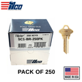 Ilco - SC1-BR SCHLAGE Key Blank - 250 Pack