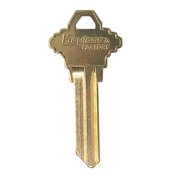 SC4 / 1145A Brass Finish Schlage Key Blanks (10 PACK) (AFTERMARKET)