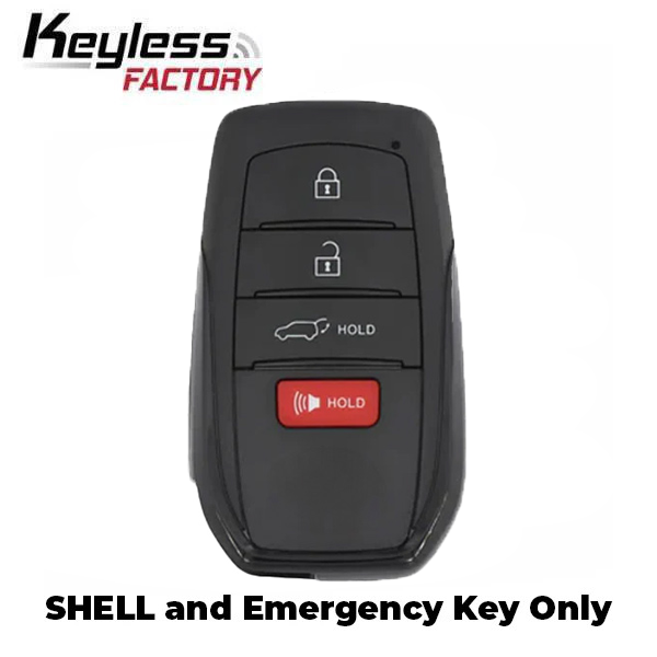 2021-2023 Toyota / 4-Button Smart Key SHELL / HYQ14FBX (AFTERMARKET)