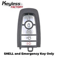 2017-2022 Ford / 5-Button Smart Key SHELL / PN: 164-R8149 / M3N-A2C93142600 (AFTERMARKET)