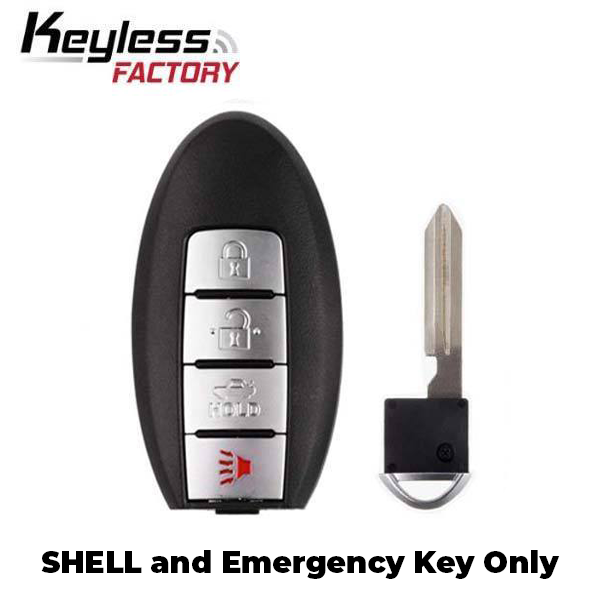 2013-2019 Infiniti / 4-Button Smart Key SHELL / KR5S180144014 (AFTERMARKET)