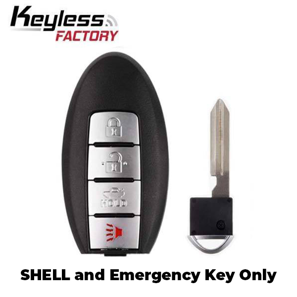 2007-2015 Infiniti / 4-Button Smart Key SHELL / KR55WK48903 KR55WK49622 (AFTERMARKET)