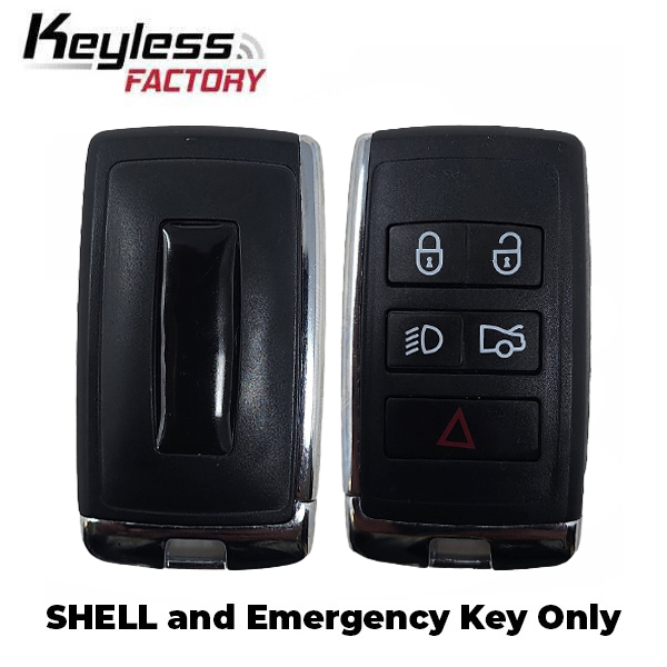 2018-2021 Jaguar Land Rover / 5-Button Smart Key SHELL for FK72 HPLA JPLA and K8D2 (AFTERMARKET)