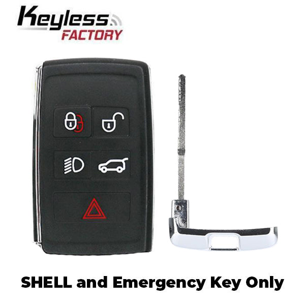 2010-2020 Jaguar/ Land Rover / 5-Button Smart Key SHELL for BKOBJTF10A  (AFTERMARKET)
