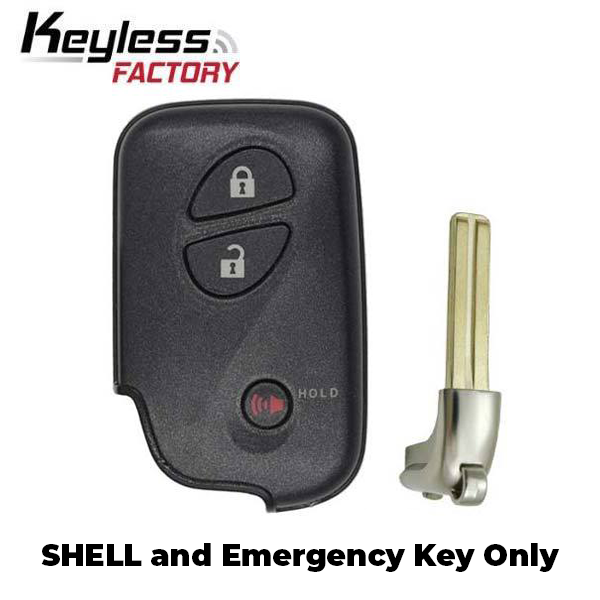2006-2012 Lexus / 3-Button Remote Smart Key SHELL / HYQ14AAB HYQ14ACX HYQ14AAF (AFTERMARKET)