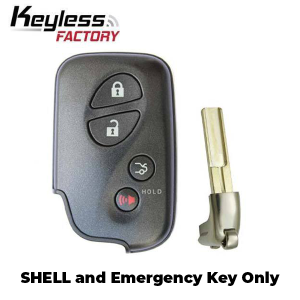 2006-2012 Lexus / 4-Button Remote Smart Key SHELL / HYQ14AAB HYQ14ACX HYQ14AAF (AFTERMARKET)