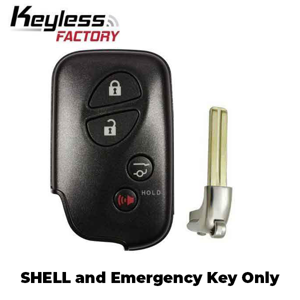 2010-2020 Lexus / 4-Button Remote Smart Key SHELL / HYQ14AAB HYQ14ACX HYQ14AAF (AFTERMARKET)