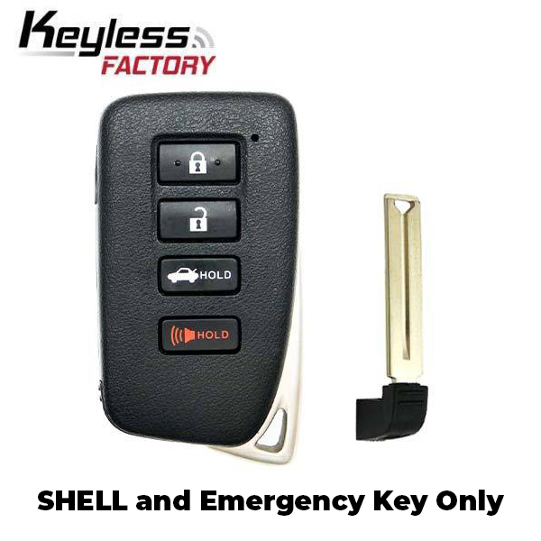2013-2020 Lexus / 4-Button Smart Key SHELL / HYQ14FBA HYQ14FBB (AFTERMARKET)