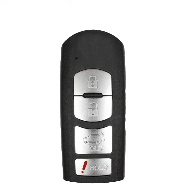 2010-2019 Mazda / 4-Button Smart Key SHELL / WAZSKE13D01 (SKS-MAZ-13D01-4B)