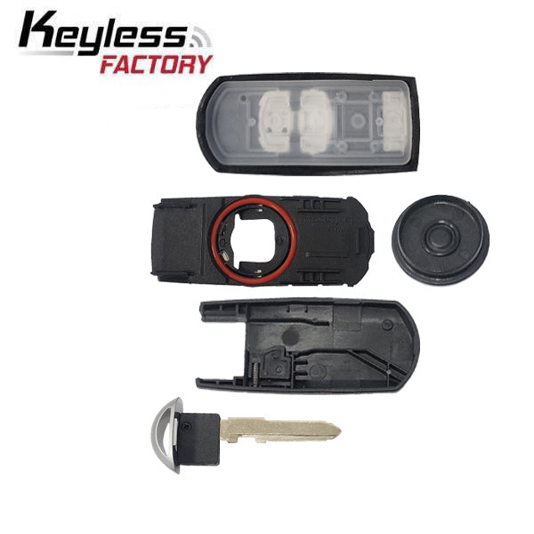 2010-2019 Mazda / 3-Button Smart Key SHELL / WAZSKE13D01 WAZSKE13D02 (AFTERMARKET)