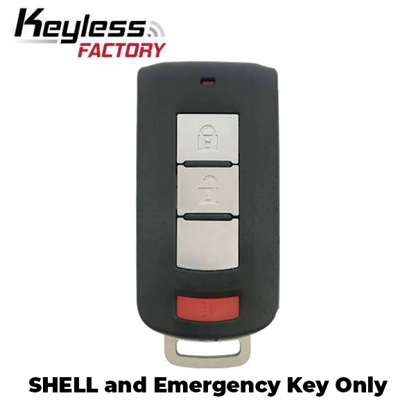 2013-2020 Mitsubishi / 3-Button Smart Key SHELL / OUC003M (AFTERMARKET)