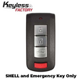 2013-2020 Mitsubishi Mirage / 4-Button Smart Key SHELL / OUC003M (AFTERMARKET)